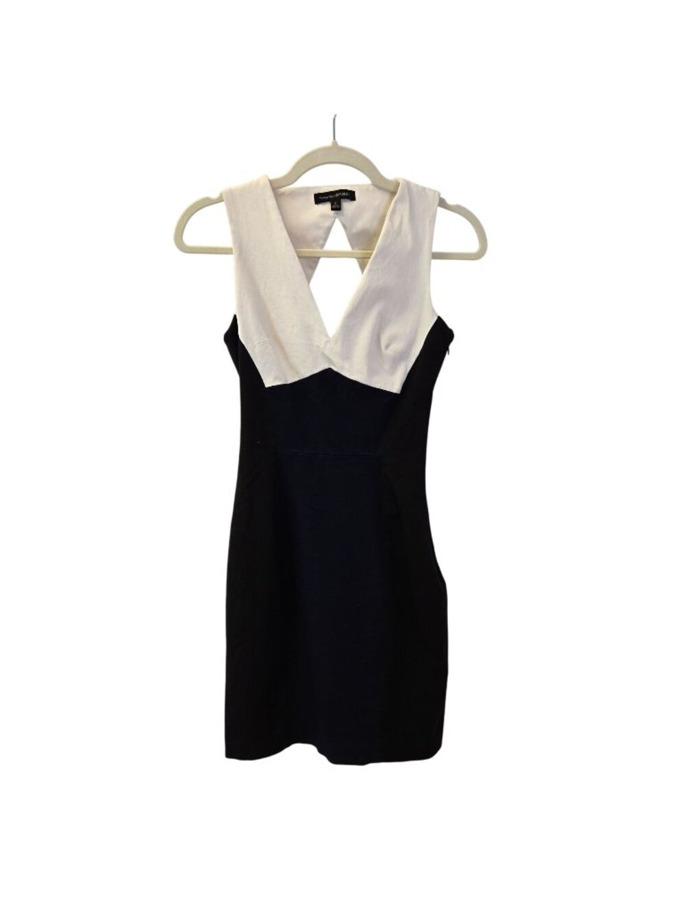 Banana Republic Sloan Back Cut Out Color Block Dress Size 0